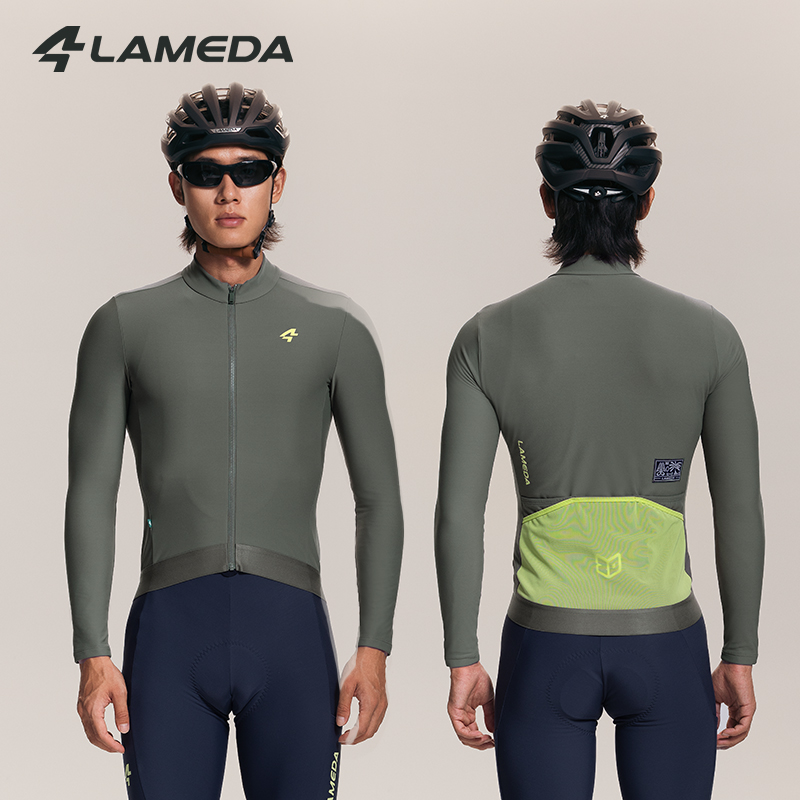 Cycling Gear For Cold Weather - Jersey Sepeda LAMEDA Winter Fleece Pria