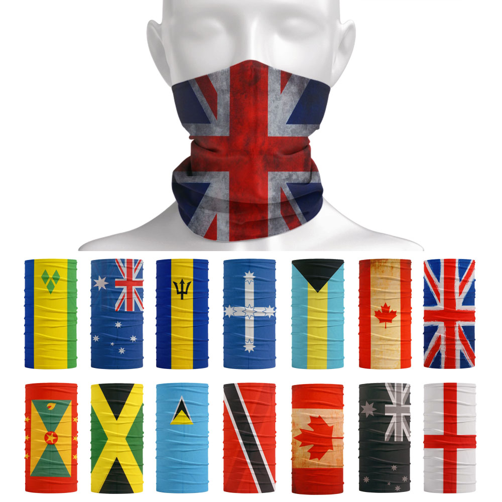 Cycling Gear Canada - Bandana bendera negara Persemakmuran penutup kepala