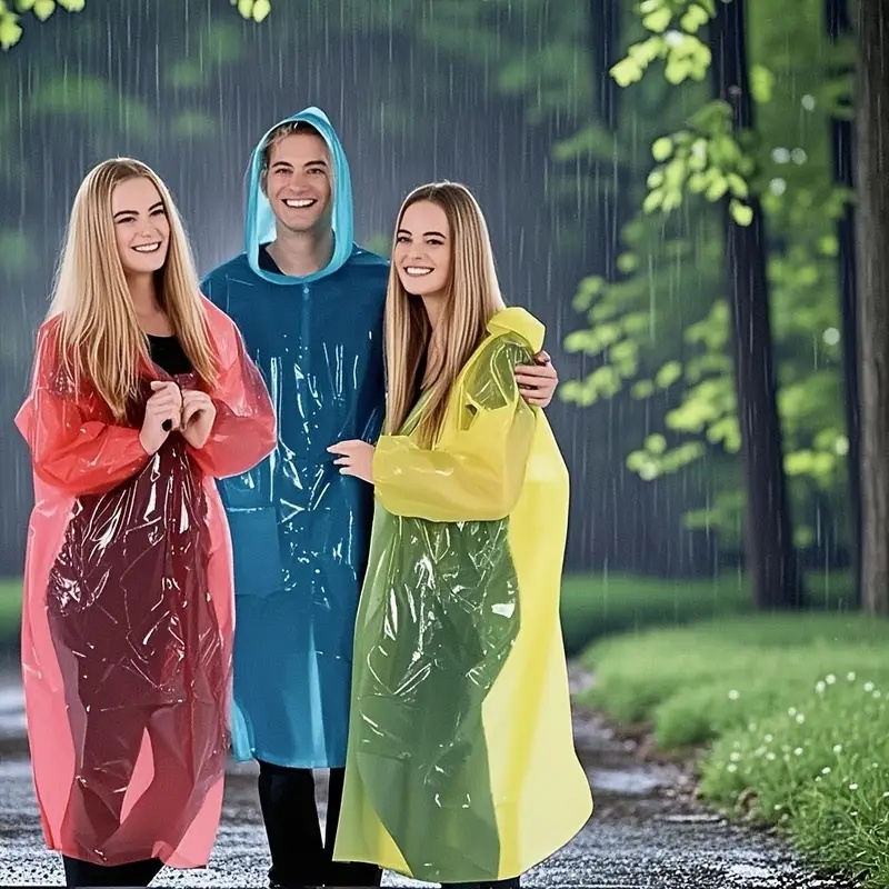 15/30 Buah Ponco Hujan Transpa - Cycling Gear In Rain ulasan dan harga