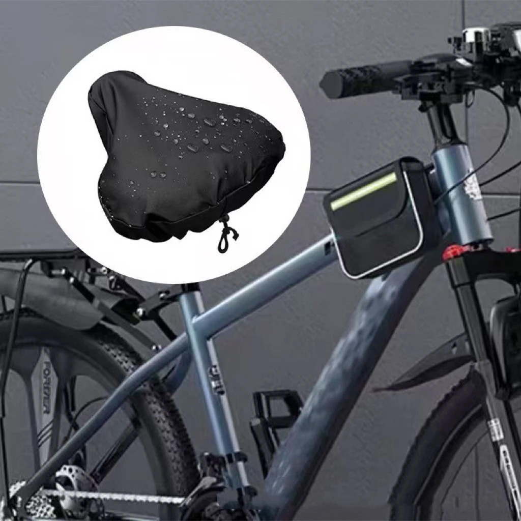 Penutup Hujan Sadel Sepeda Kai - Cycling Gear In Rain ulasan dan harga