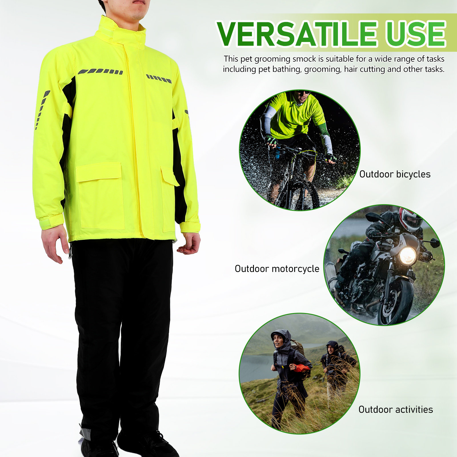 1Set Setelan Hujan Bersepeda P - Cycling Gear In Rain ulasan dan harga
