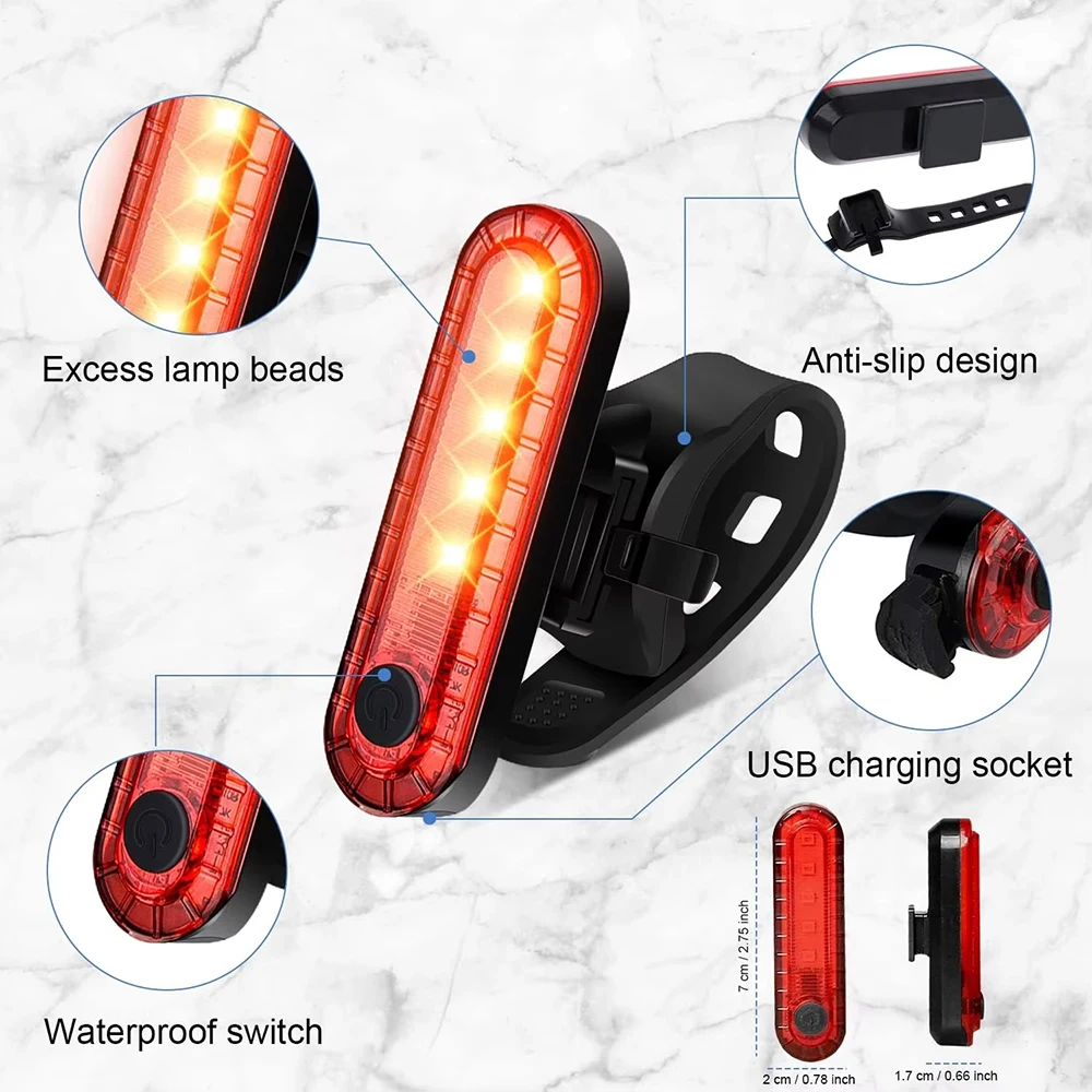 Lampu Belakang Sepeda USB Isi  - Bicycle Helmet ulasan dan harga
