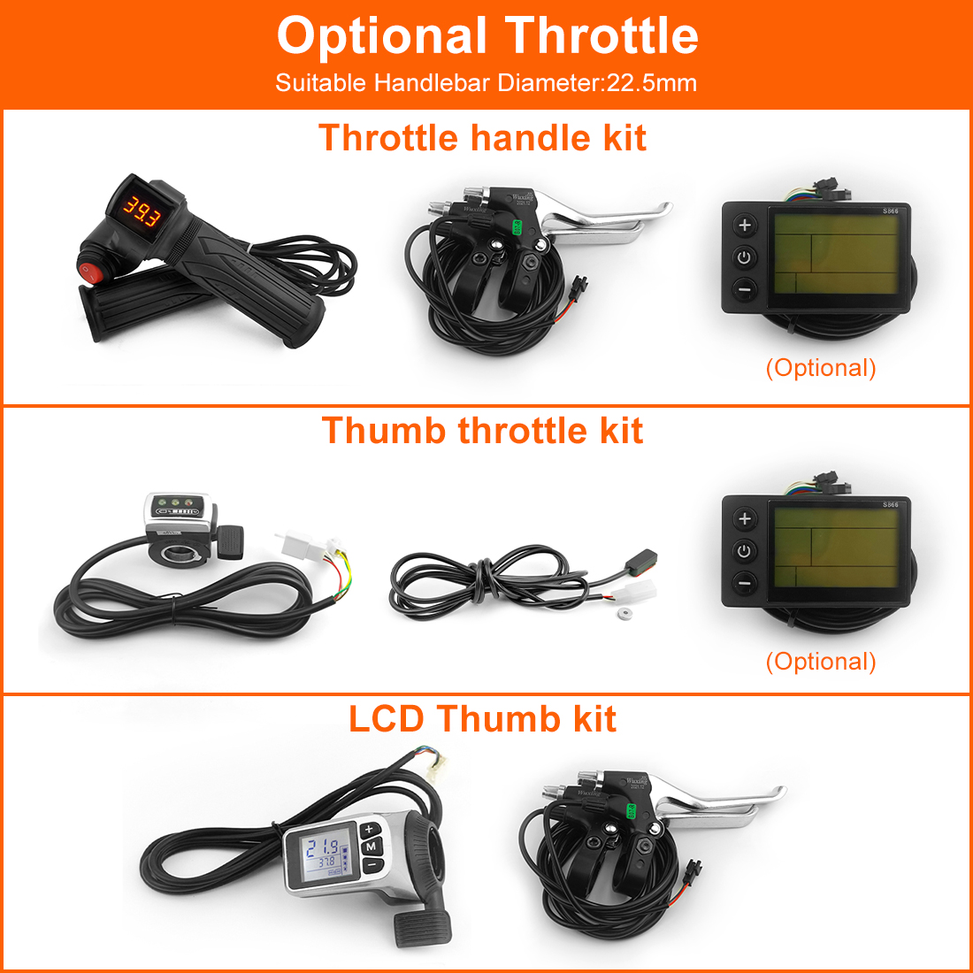 Q02 250W Kit Konversi Throttle - Cycling Gear Hub ulasan dan harga